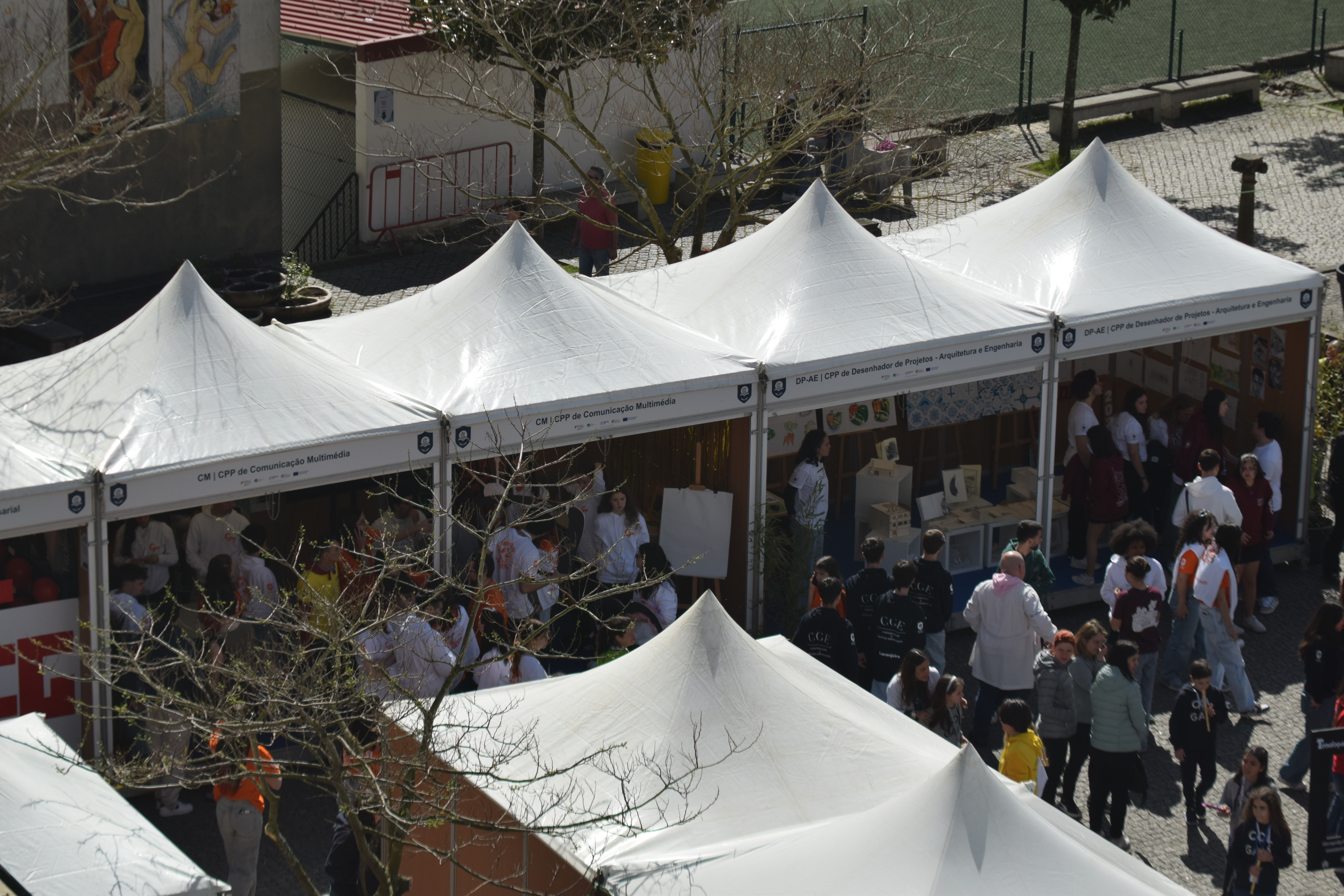 Stands dos Cursos